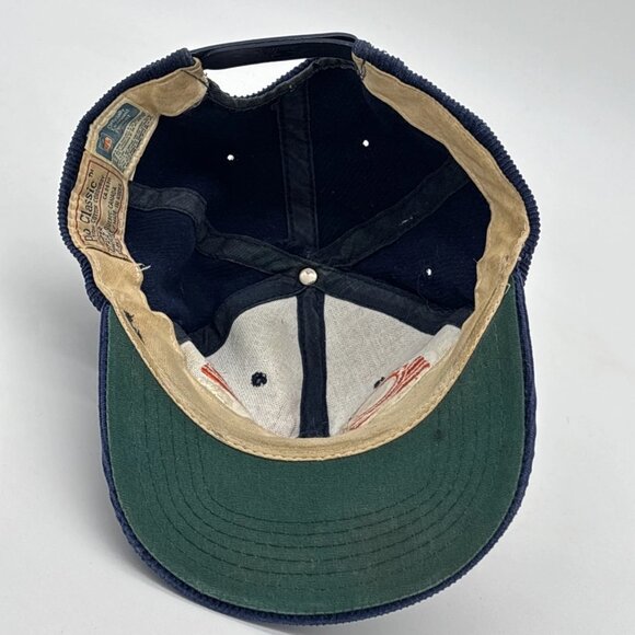 Vintage Chicago Bears Starter Hat Snapback Cap Corduroy Pro Classic Distressed - Picture 10 of 11